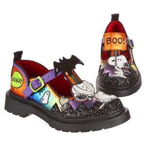 37 Irregular Choice Peanuts “Don’t Scare Me” Snoopy Mary Jane shoes BNIB